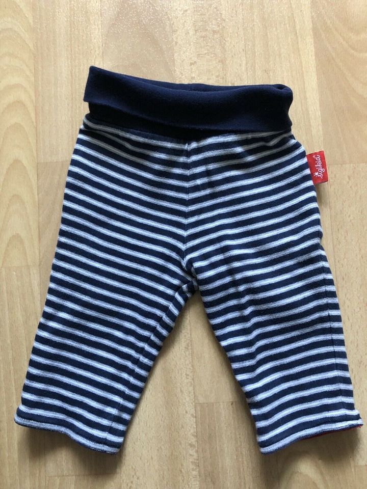 Thermohose Schlupfhose Sigikid Gr.  56 Blau/Weiß geringelt in Berlin