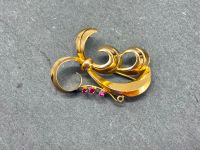 Brosche, 750, Goldschmuck, Schmuck, Goldbrosche, Rubine, Gold Sachsen - Mittweida Vorschau