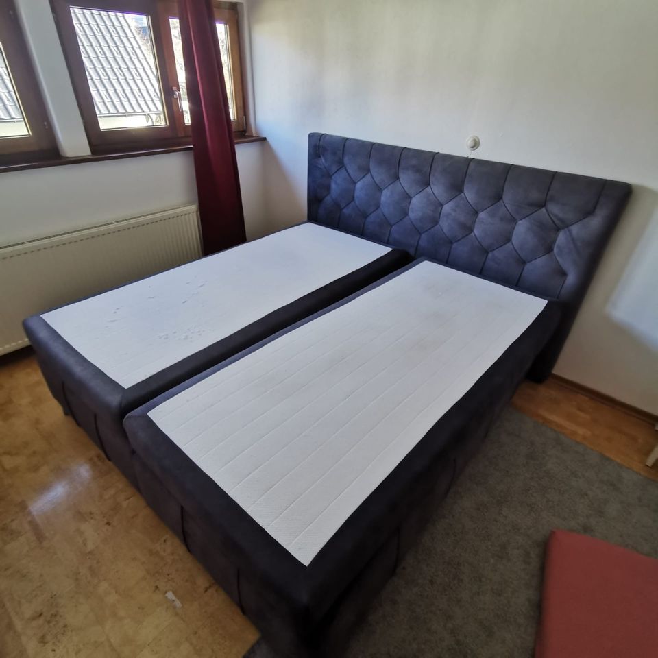 boxspringbett 200x180 in Wellendingen