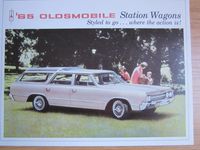 1965 Oldsmobile Station Wagons Prospekt Brochure, selten, rar Schleswig-Holstein - Flensburg Vorschau
