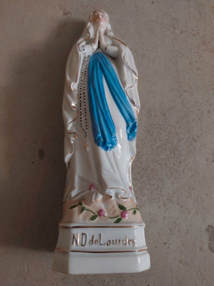 Kleine Statue "Heilige Maria, Mutter Gottes" (Lourdes)50er Jahre. in Vaihingen an der Enz