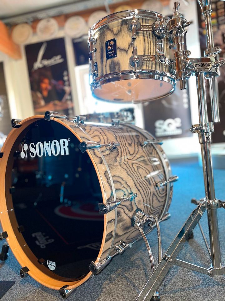 Sonor ProLite Snow Tiger Schlagzeug mit extra Floortom in St. Leon-Rot