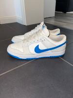 Nike dunk low Weiß mit blauer Sohle Hessen - Immenhausen Vorschau