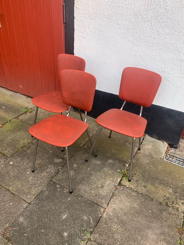 Stuhl chair 50er Küche Zimmer Tisch table mid century Sitz Wohnen in Leipzig