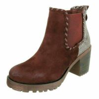 Stiefeletten Ankle Boots High Heel Blockabsatz Schlange Braun 37 Friedrichshain-Kreuzberg - Kreuzberg Vorschau