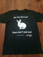 T-Shirt Tierschutz aktivismus veggie Kaninchen white rabbit gr M Nordrhein-Westfalen - Augustdorf Vorschau