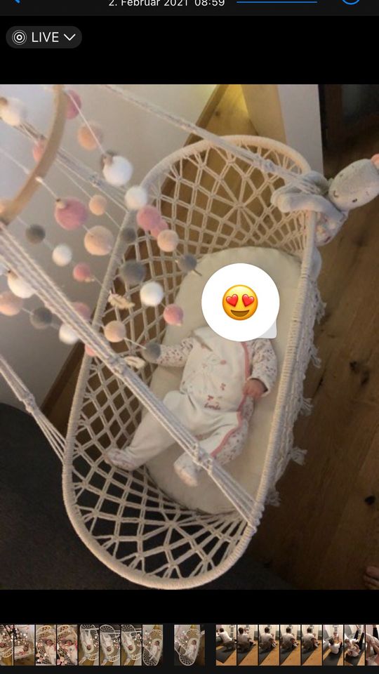 Boho Baby wiege inkl. Matratze (neuwertig ds kaum genutzt) in Straubing