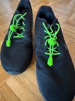 Nike schwarz Squeeze me Gr. 42,5 neongrün Rheinland-Pfalz - Altrip Vorschau