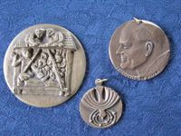 Medaillen D=7 cm, 5 cm u. 3,5 cm. Bronze, 3 Stück, gebraucht Flammersfeld - Krunkel Vorschau