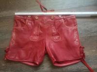 Trachten Lederhose rot Gr. 36/38 S/M Trachtengaudi Gina Ginera Hessen - Großenlüder Vorschau