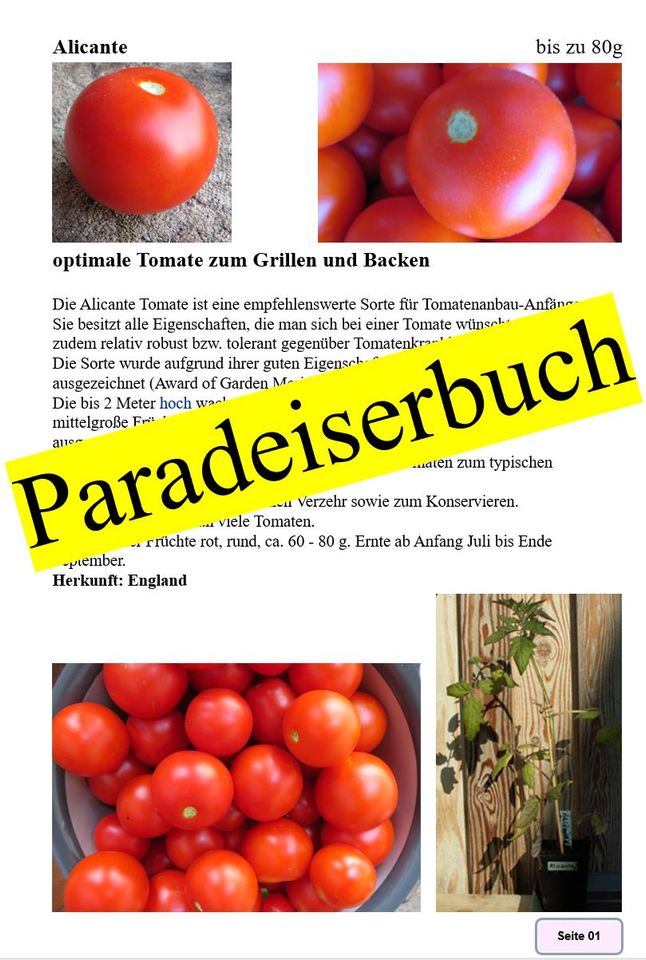Tomatensamen – 212 verschiedene Sorten - Samenfest in Passau