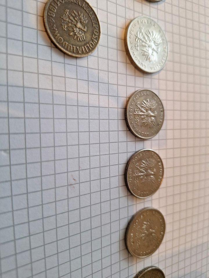 Polnische Münzen aus der Zeit der Polnischen PRL. in Sprockhövel