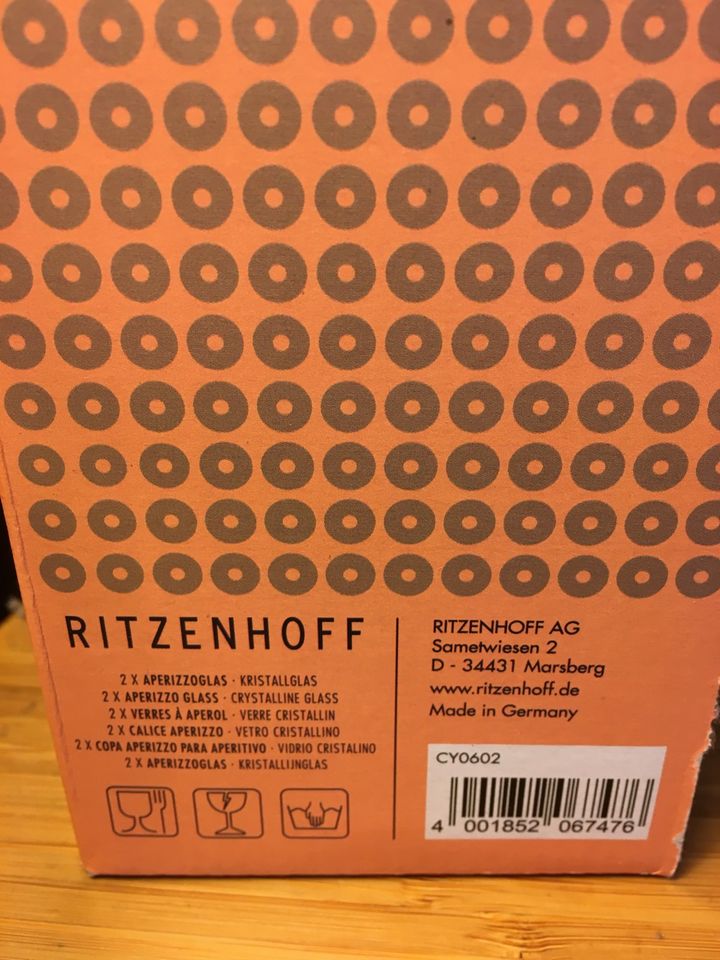 RITZENHOFF Aperizzo Aperol 2er-Set Gläser NEU in Düsseldorf