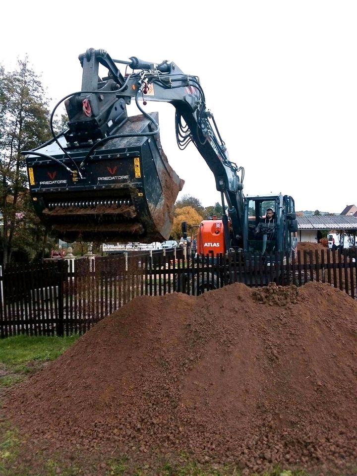 Baumaschinen Vermietung Erdbau Entsorgung Recyceln Erd Transport in Tann