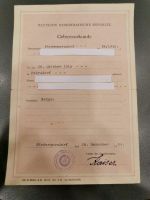 Alt DDR Geburtsurkunde Dokument Antiquariat Räritet Retro Antik Dresden - Blasewitz Vorschau