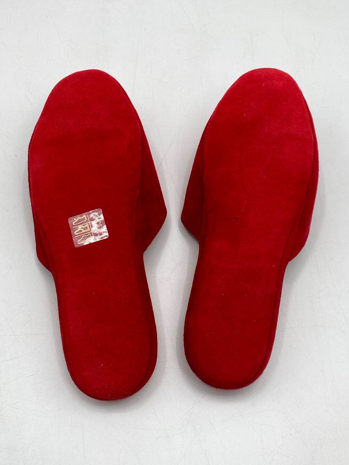 * 1v2 ANTONIO CONTI SLIPPER 39 SCHUHE HAUSSCHUHE VELOURS LEDER in Berlin