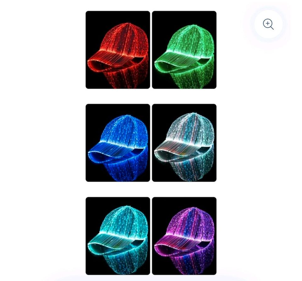 LED - Baseballcap mit 7 leuchtenden Farben in Heidenrod