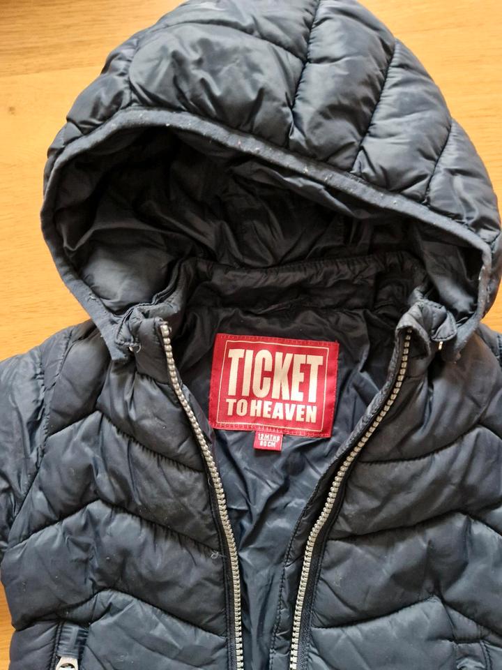 Ticket to Heaven Daunenjacke, Winterjacke,Blau,Gr. 80, 12 Monate, in Bad Homburg