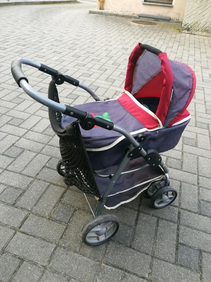 Puppen Kinderwagen/ Buggy Set in Lauter