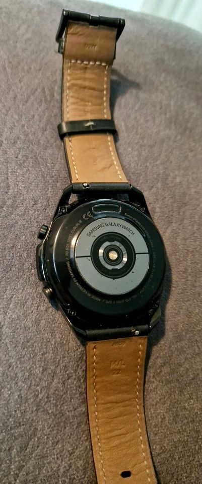 Galaxy Watch 3 III Uhr Armbanduhr Lederband Silikonband in Lorsch