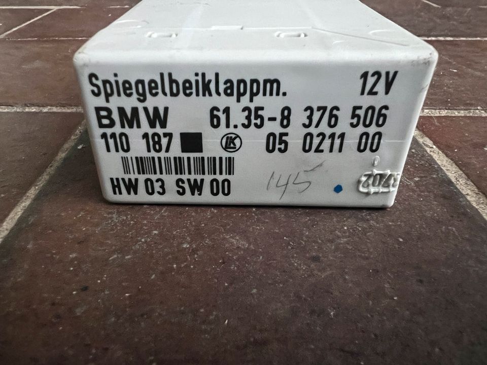 BMW e46 Spieglbeiklappmodul Steuergerät Spiegel 61.35-8 376 506 in Nübel b Schleswig