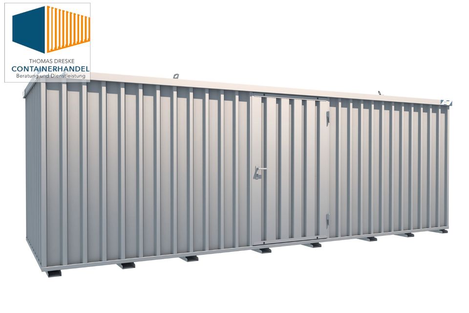 6m x 2m Schnellbaucontainer Materialcontainer Lagercontainer Container Blechcontainer Klappcontainer Containerboxen Lagerbox Lagerraum Geräteschuppen Gartenhütte - RAVENSBURG - in Ravensburg