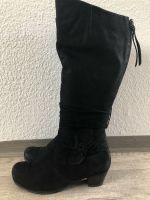 Schwarze Lederstiefel von Gabor (Gr. 38) Thüringen - Nordhausen Vorschau