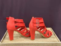 SDS Damen Schuhe Sandalen High Heels Plateau Pumps Rot Gr. 36 38 Bayern - Bindlach Vorschau