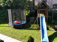 Spielturm mit Schaukel, Rutsche und Sandkasten und Trampolin Niedersachsen - Hann. Münden Vorschau