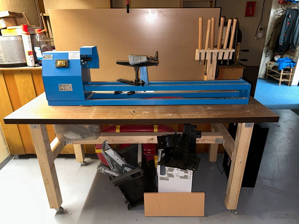 Güde Drechselmaschine Typ 1000A mit Zubehör und Untertisch in Bad Zwischenahn