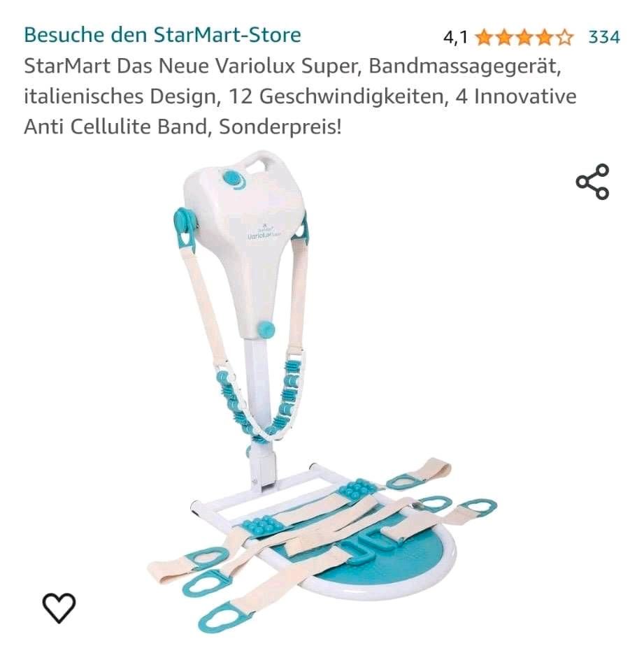 StarMart Varilux super Bandmassagegerät Anti Cellulite Band in Pforzheim