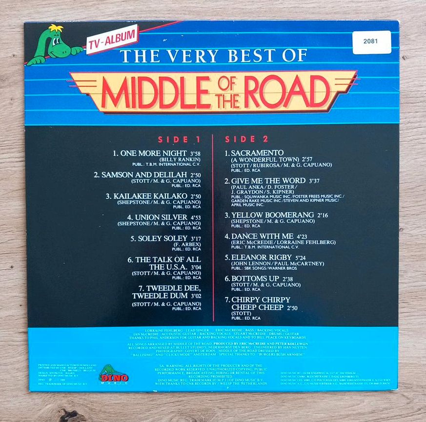 Middle Of The Road - The very best of / LP, Schallplatte, Vinyl in Grafenrheinfeld