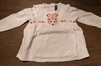 Baby Mädchen Sergent Major Shirt Musselin Weiß Stickerei 74 80 Nordrhein-Westfalen - Erkrath Vorschau