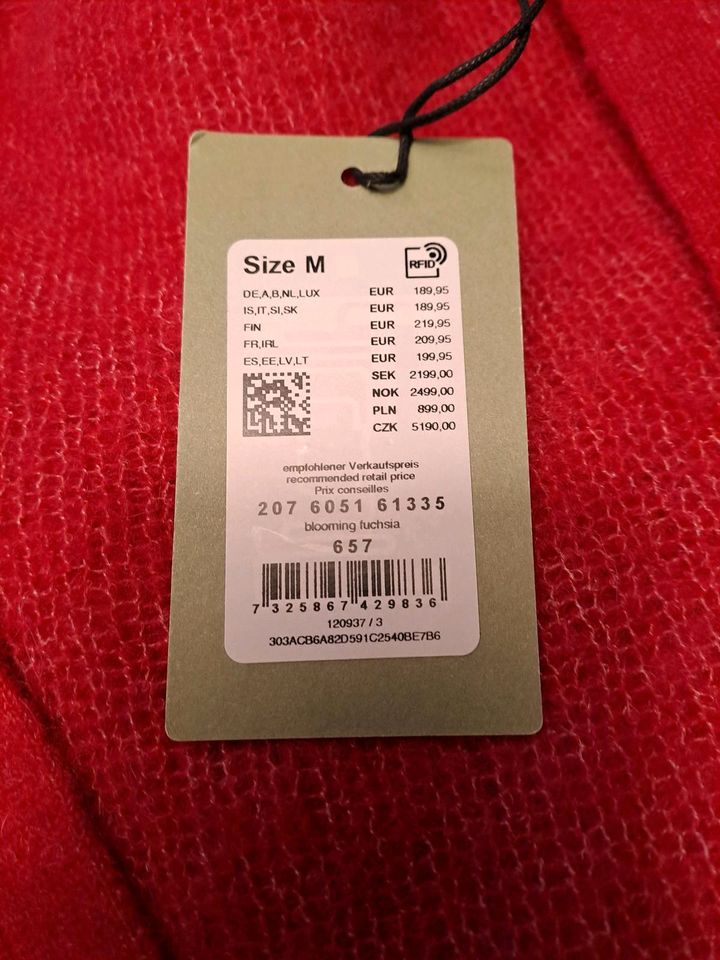 Marc O'Polo Strickjacke Cardigan Gr. M himbeerrot 49€ in Bocholt