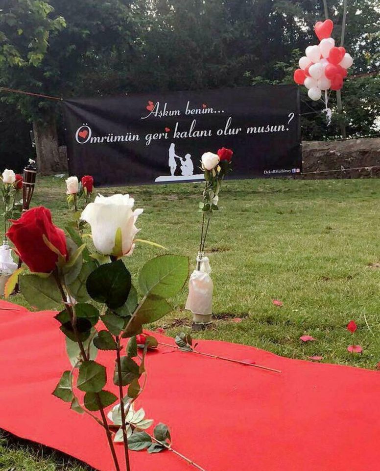 Heiratsantrag Pankart Banner in Duisburg