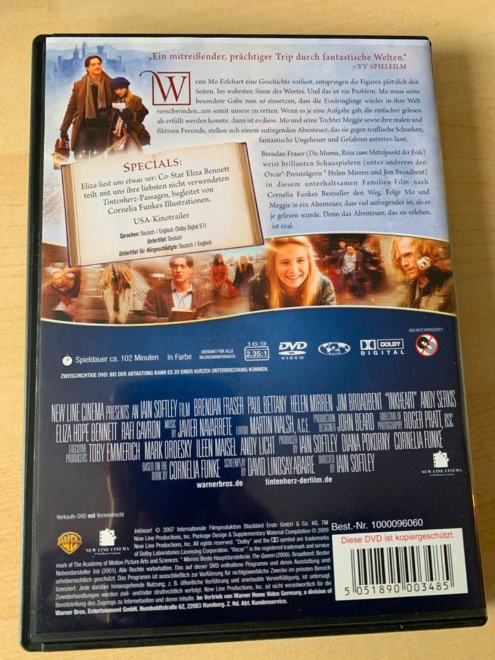 DVD: Tintenherz mit Brendan Fraser  - wie neu in Bottrop