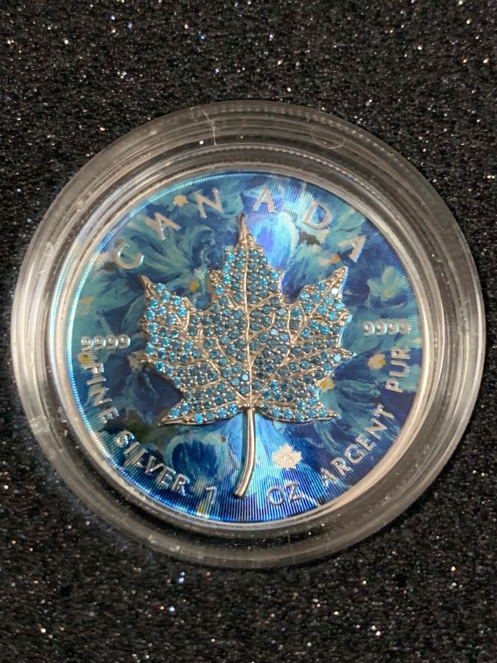 1 Oz Silber Canada 2022 Maple Leaf Jahreszeiten- Februar in Sinzig