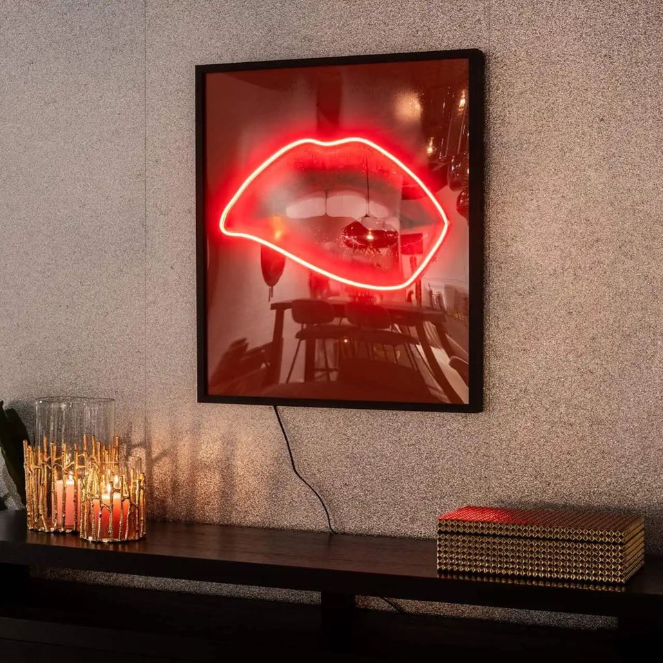 Designer Wall Art LIPS mit LED von RICHMOND Wandbild (UVP 570€) in Berlin