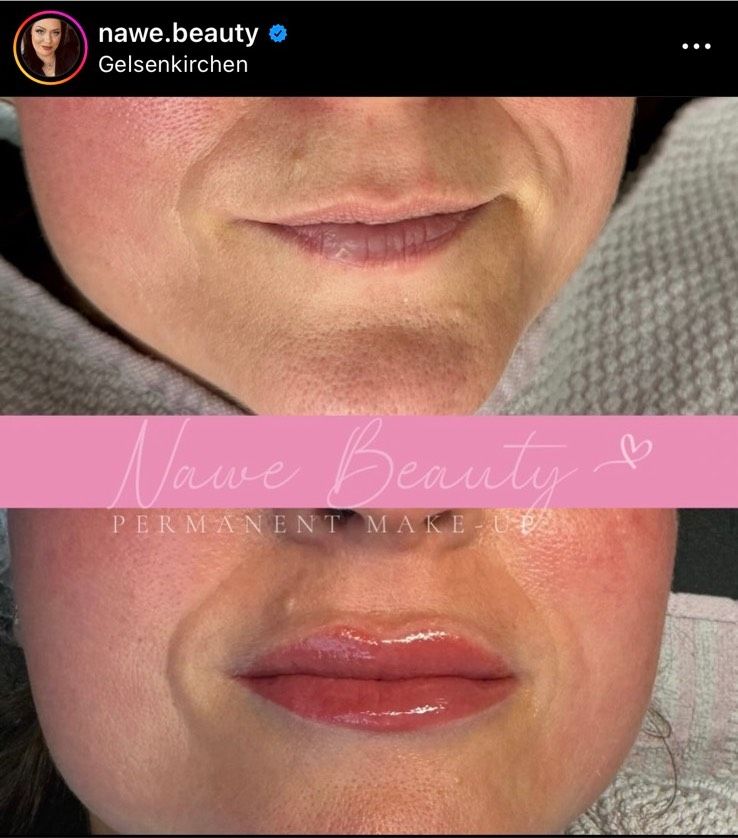 Lip Blush Aquarelllips Permanent Make-up Lippen in Gelsenkirchen