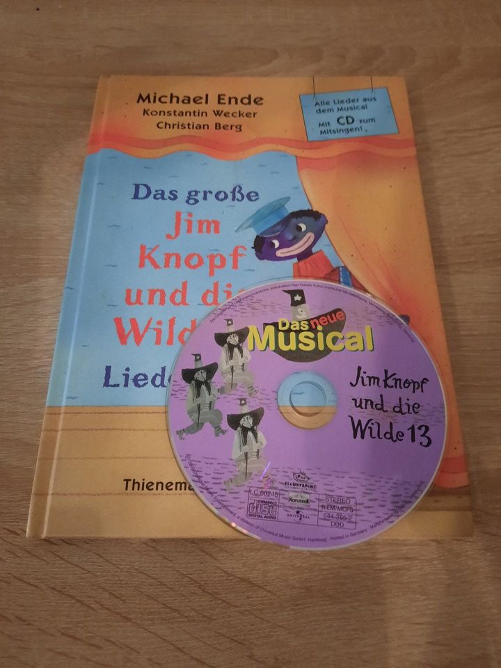 Jim Knopf und die wilde 13 Liederbuch und CD in Frelsdorf