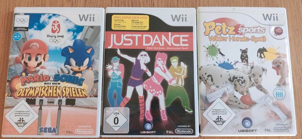 Wii-Spiele, Sonic, Just Dance, Petz in Berlin