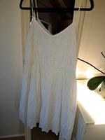 Sommerkleid Damen Gr. 40 Spaghettiträger weiß  Spitze Bayern - Weyarn Vorschau