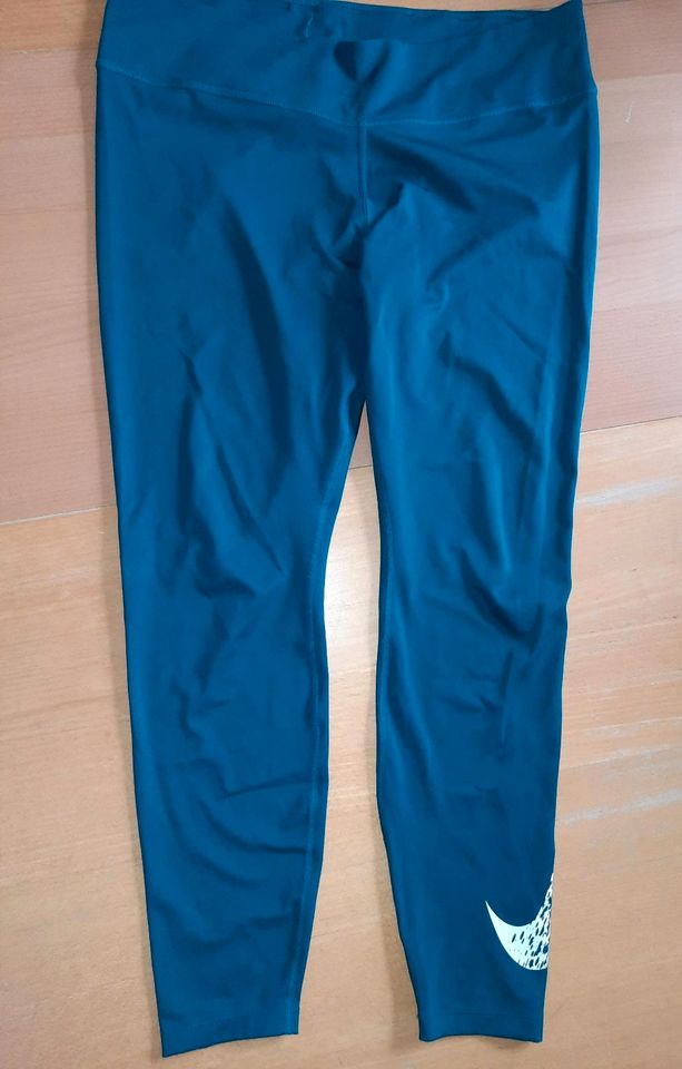 Nike Leggings Petrol Größe XL in Troisdorf