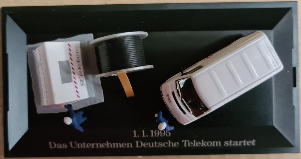 Diorama: Deutsche Telekom AG, Bautrupp, VW Transporter, 1:87, OVP in Rheda-Wiedenbrück