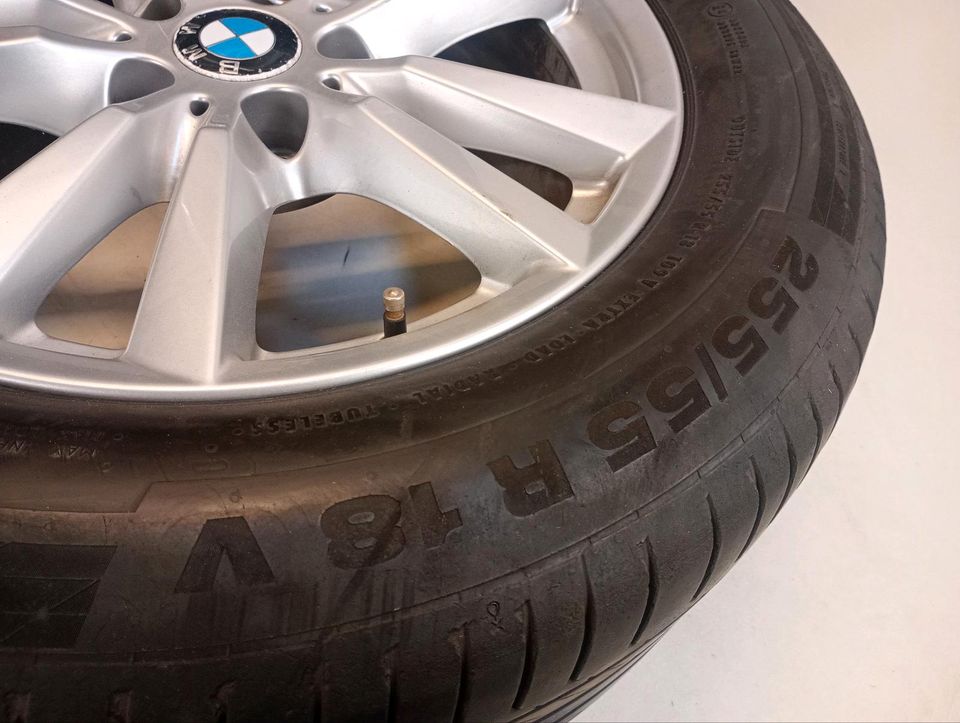 4 X BMW Reifen Felgen 255 55 R18 VXL  DOT 2018 Profil 4-5 mm Cont in Niederkassel