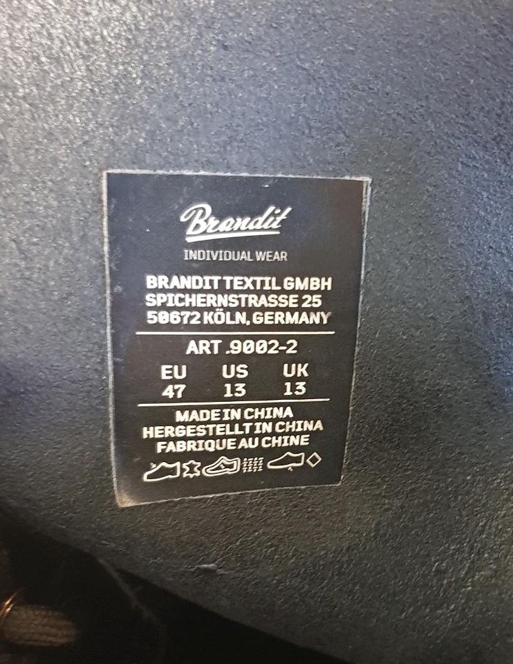 10 Loch Brandit Phantom Boots Gr.47 Springerstiefel Goth Emo Punk in Berlin