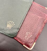 2 Vintage Rolex wallets cardholder Brieftasche Leder Nordrhein-Westfalen - Moers Vorschau