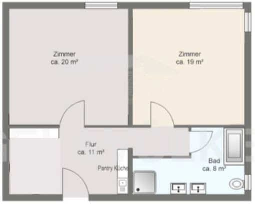 Wunderschöne 3.5 Zimmer Gartenwohnung mit 2 Stellplätzen in Köln