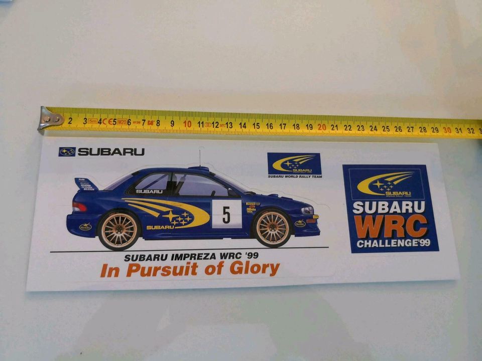 Subaru WRC STI Rallye Challenge 1999, 4 teilig, neu unbenutzt in Rosbach (v d Höhe)