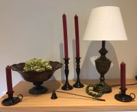 Leuchte, Schale, 4 Kerzenständer, 1 Kerzenlöscher Nordrhein-Westfalen - Warendorf Vorschau